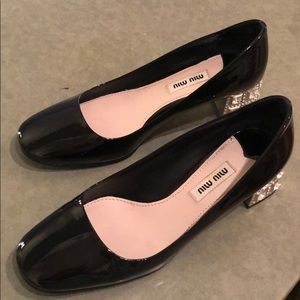 Miu Miu Swarovksi Crystal Pumps Size 5.5